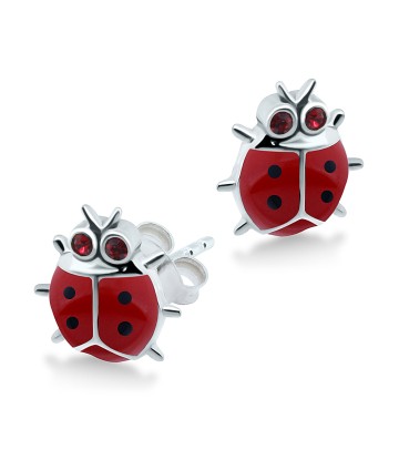 Kids Stud Earring Cute Ladybug STE-215